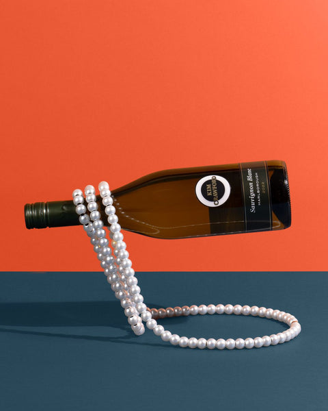 Floating Pearl Wine Holder