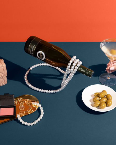 Floating Pearl Wine Holder